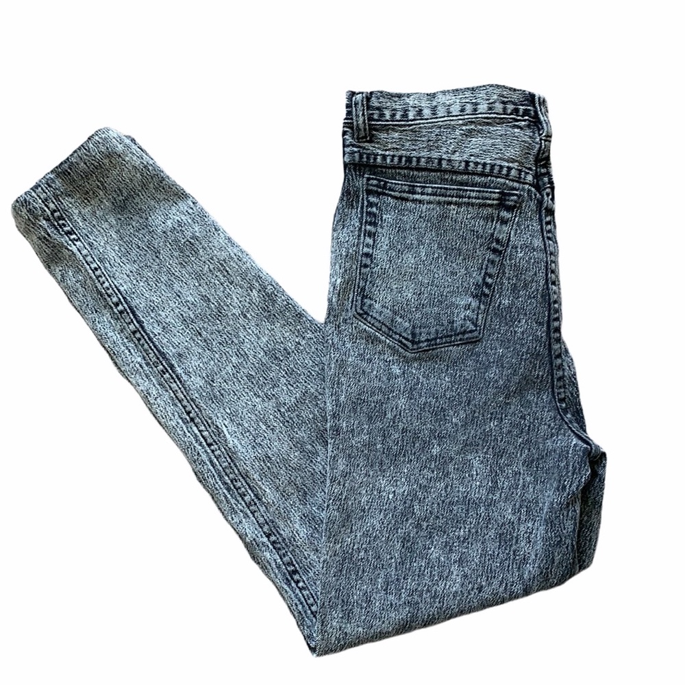 Vintage High Rise Acid Wash Jeans